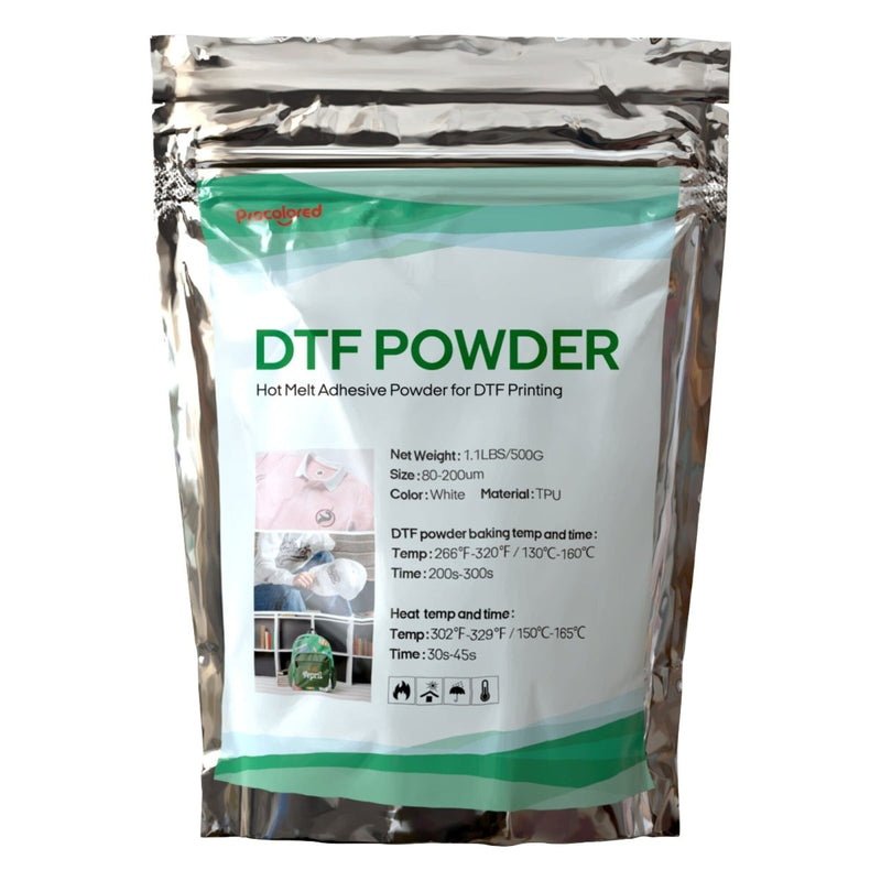 Procolored Direct to Film (DTF) Curing Powder .05KG Bag Swing Design 1