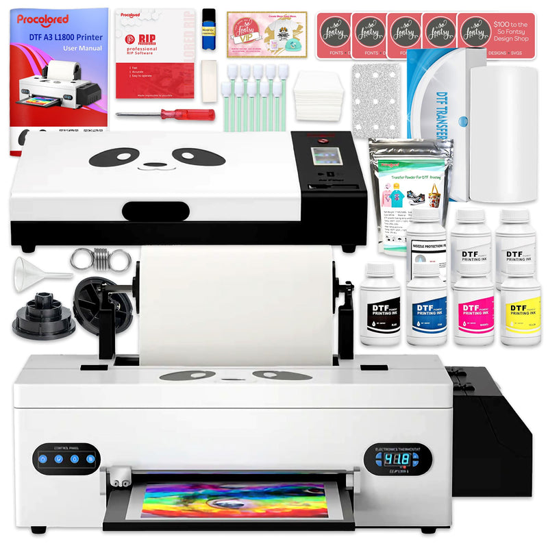 Procolored F13 Direct to Film (DTF) L1800 Roll Printer & Oven Bundle DTF Bundles Procolored