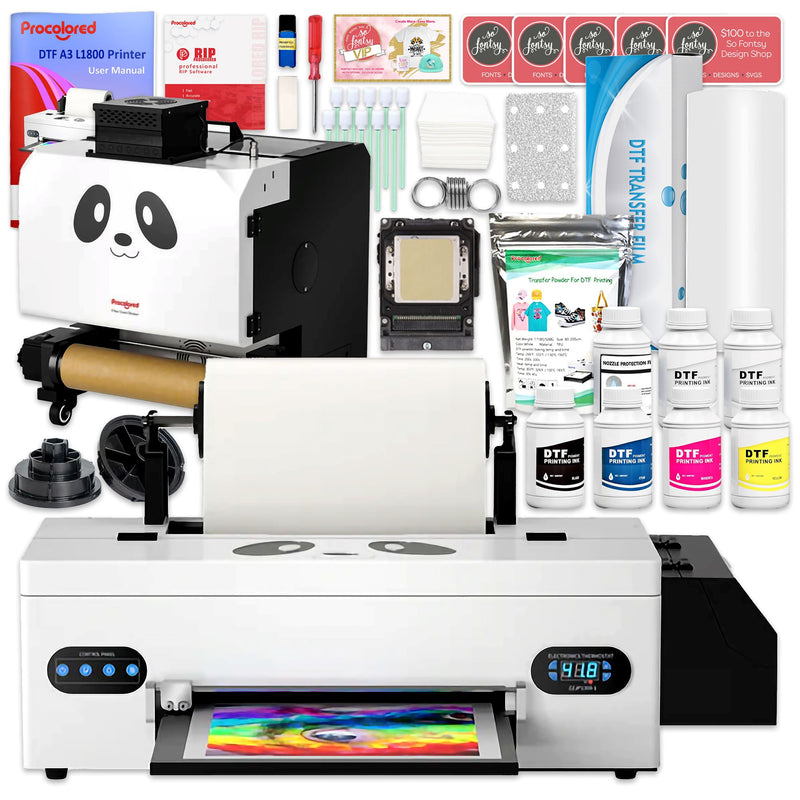 Procolored F13 DTF L1800 Roll Printer Bundle with Inline Auto Shaker Oven DTF Bundles Procolored