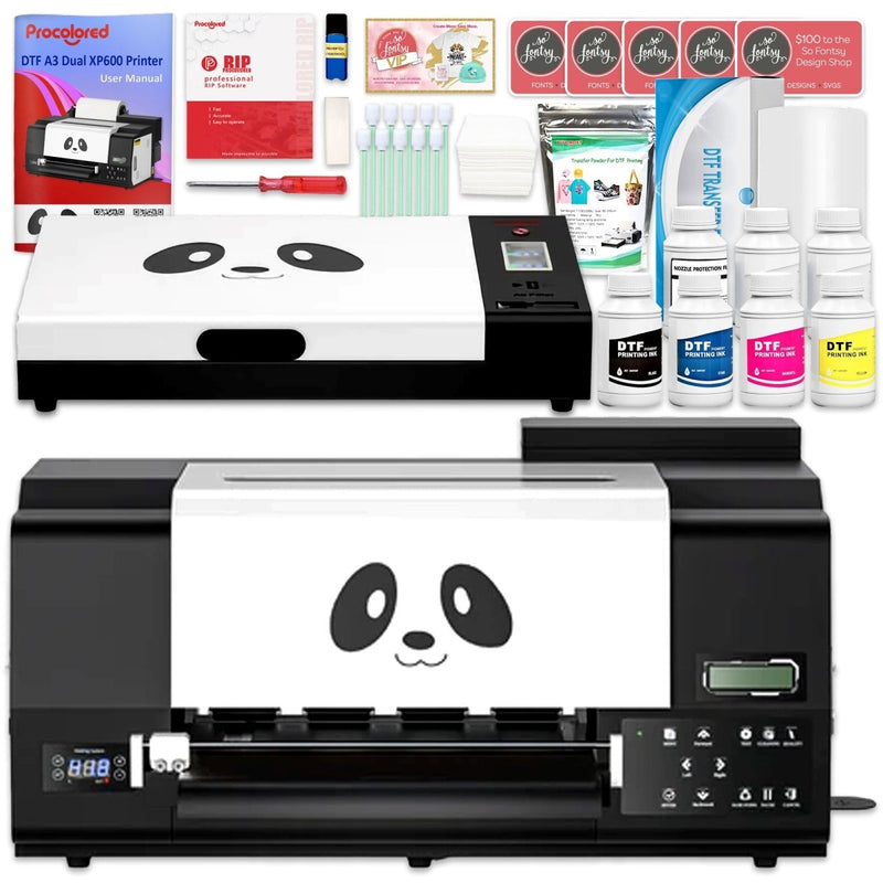 Procolored F13 PRO A3 Direct to Film (DTF) Roll Printer & Oven Bundle Swing Design 1
