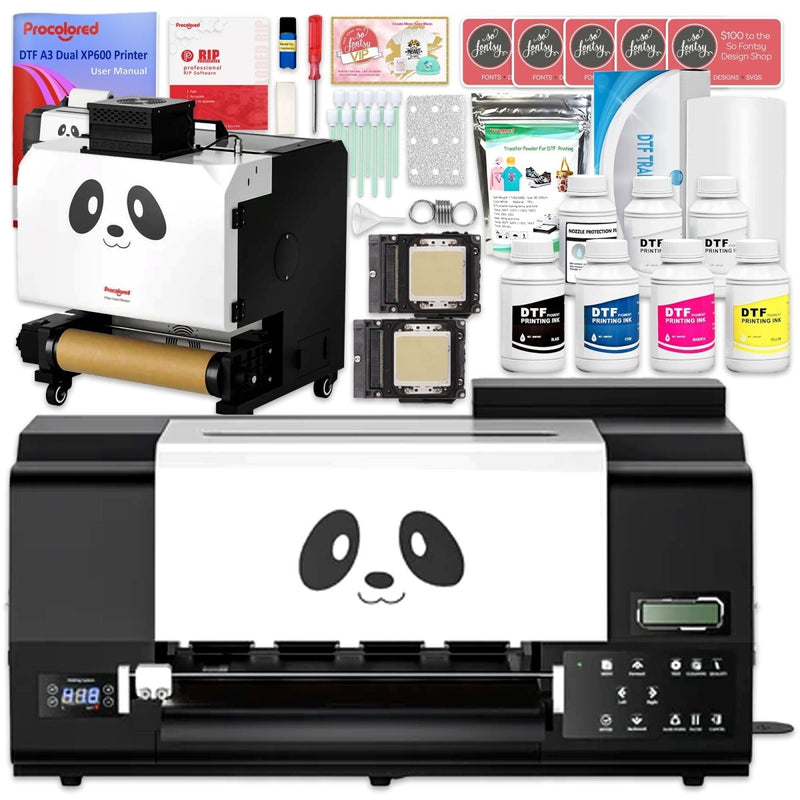 Procolored F13 PRO A3 DTF Printer Bundle with Inline Auto Shaker Oven & Stand - Swing Design