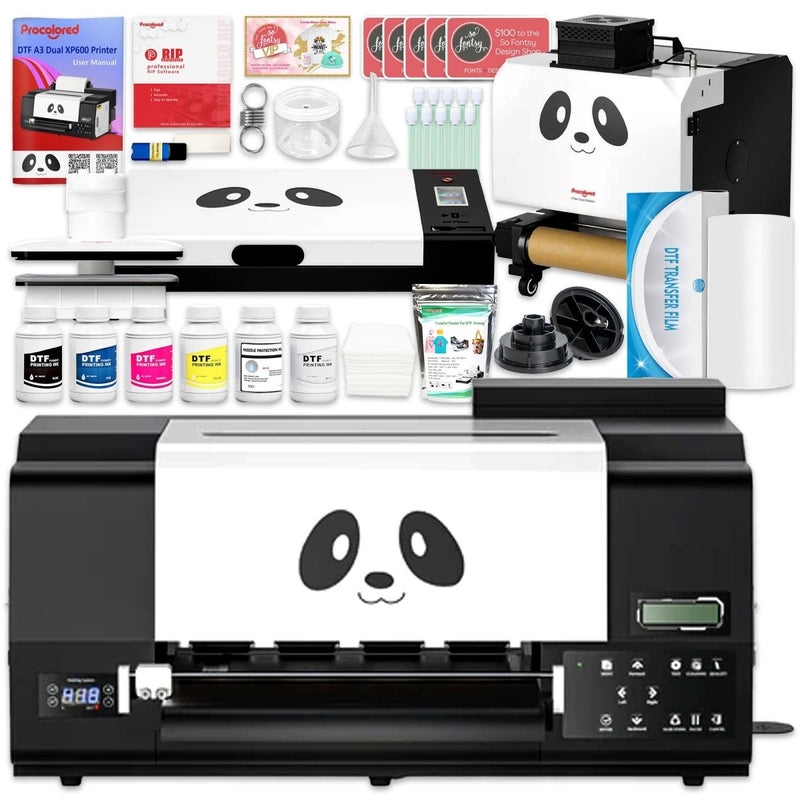 Procolored F13 PRO A3 DTF Roll Printer Business Deluxe Production Bundle - Swing Design1