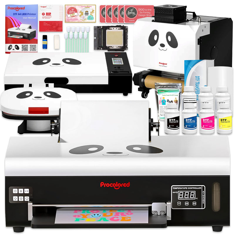 Procolored F8 DTF L800 Roll Printer Business Deluxe Production Bundle DTF Bundles Procolored