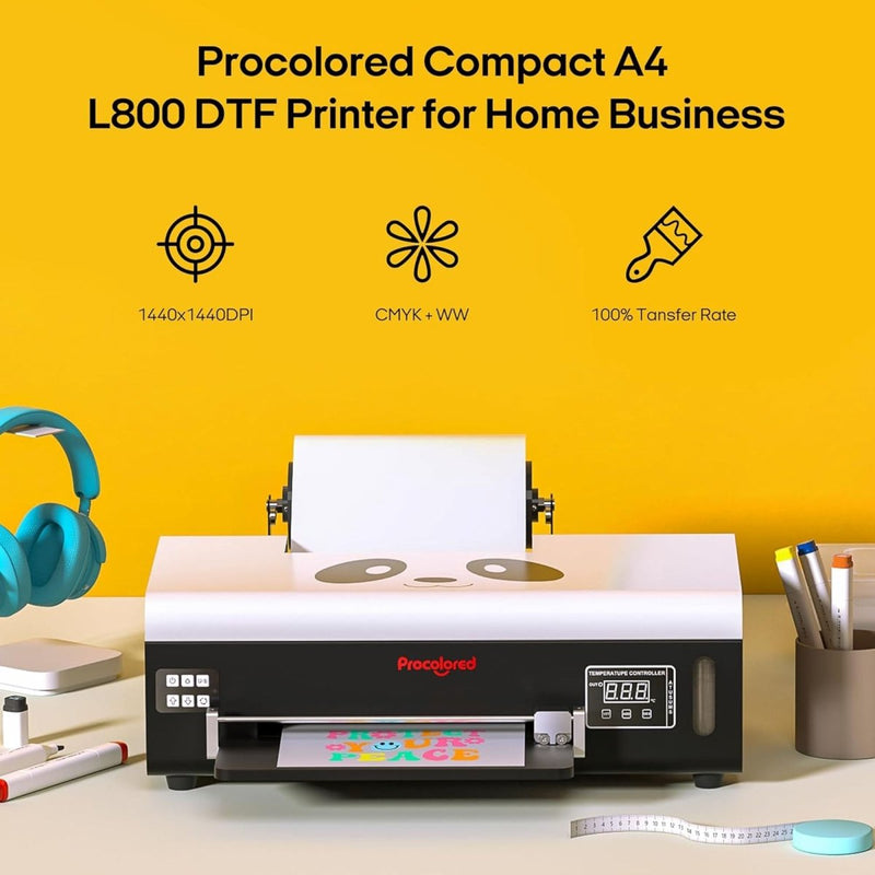Procolored F8 DTF L800 Roll Printer Business Deluxe Production Bundle - Swing Design
