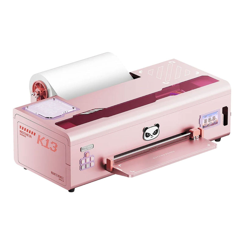 Procolored K13 DTF Printer with Smokeless Curing Oven & Heat Pres - Pink Swing Design 24