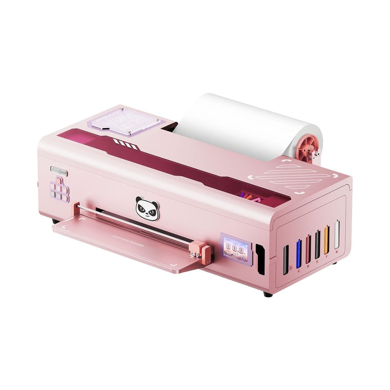 Procolored K13 Lite DTF Roll Printer with Smokeless Oven, Heat Press - Pink - Swing Design13