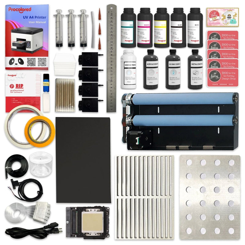 Procolored V6 L800 A4 UV Direct to Object Printer with All-in-One Bundle - Swing Design