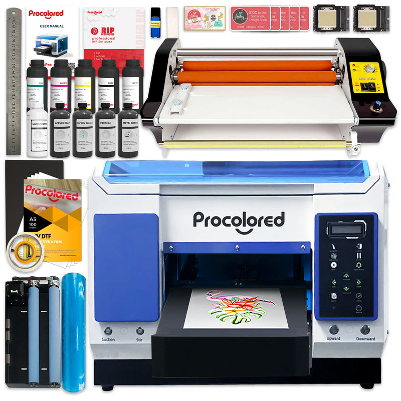 Procolored TX800 PRO UV DTF & Direct to Object Printer with Lamination Bundle DTF Bundles Procolored
