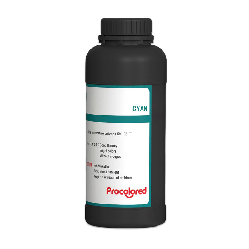 Procolored UV Printer Ink 500ml - Cyan DTF Procolored