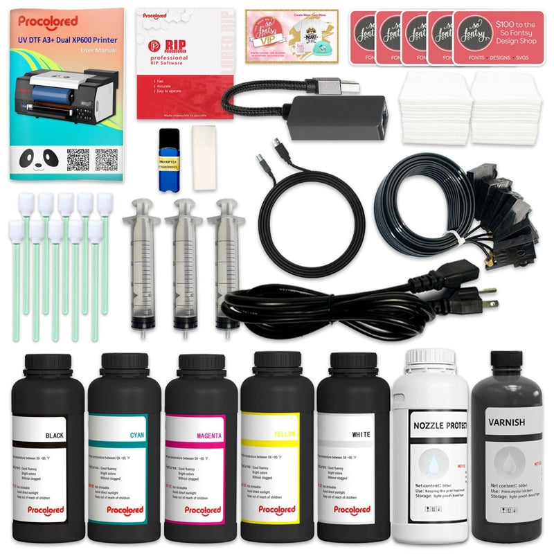 Procolored VF13 PRO A3+ UV Direct to Film (DTF) Roll Printer with Lamination - Swing Design3