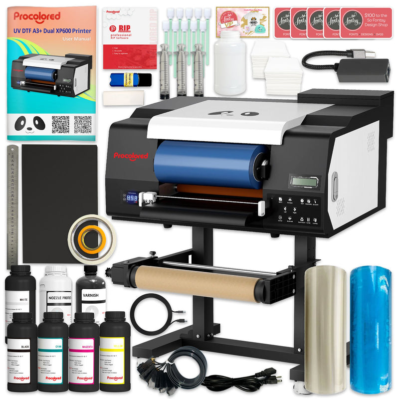 Procolored VF13 PRO A3+ UV Direct to Film (DTF) Printer Deluxe Bundle DTF Bundles Procolored
