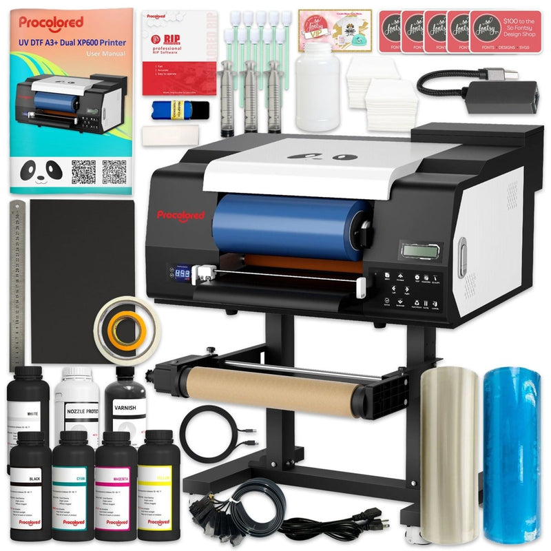 Procolored VF13 PRO A3+ UV Direct to Film (DTF) Printer Deluxe Bundle - Swing Design1