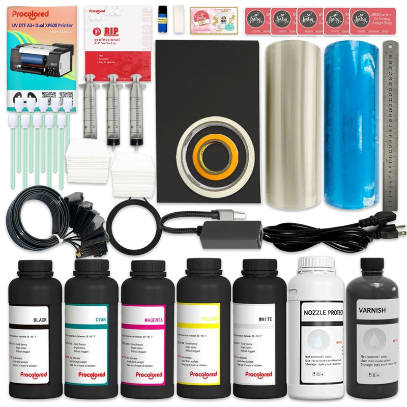 Procolored VF13 PRO A3+ UV Direct to Film (DTF) Printer with Media Bundle Swing Design 3