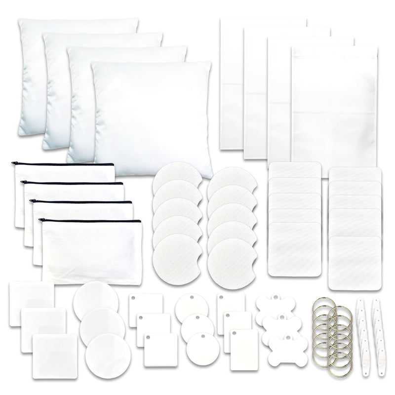 ProSub Sublimation Blank Set for Epson & Sawgrass - 50pc Sublimation ProSub