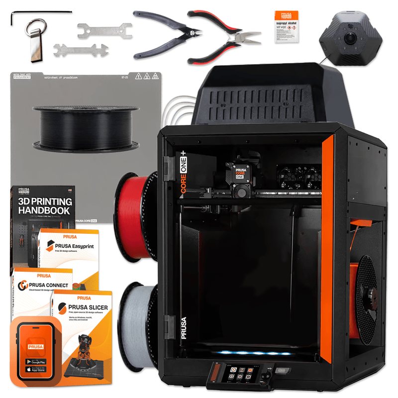 Prusa CORE One+ (Gen 2) 3D Printer with INDX 4-Toolhead Changer With CameraWithout Advanced Filtration Swing Design 3