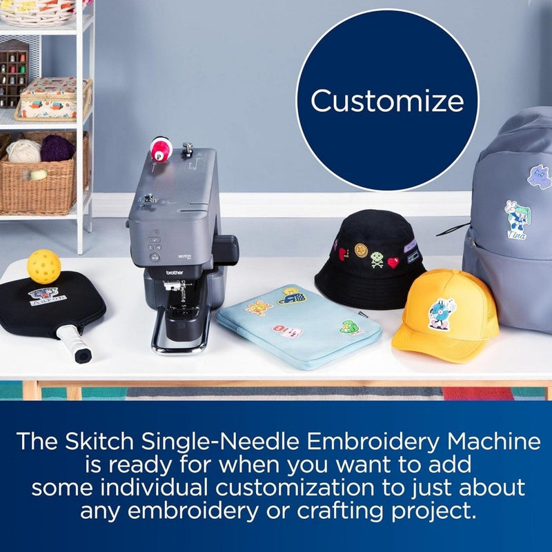 REFURBISHED Brother Skitch PP1 4" x 4" Embroidery Machine - Swing Design10
