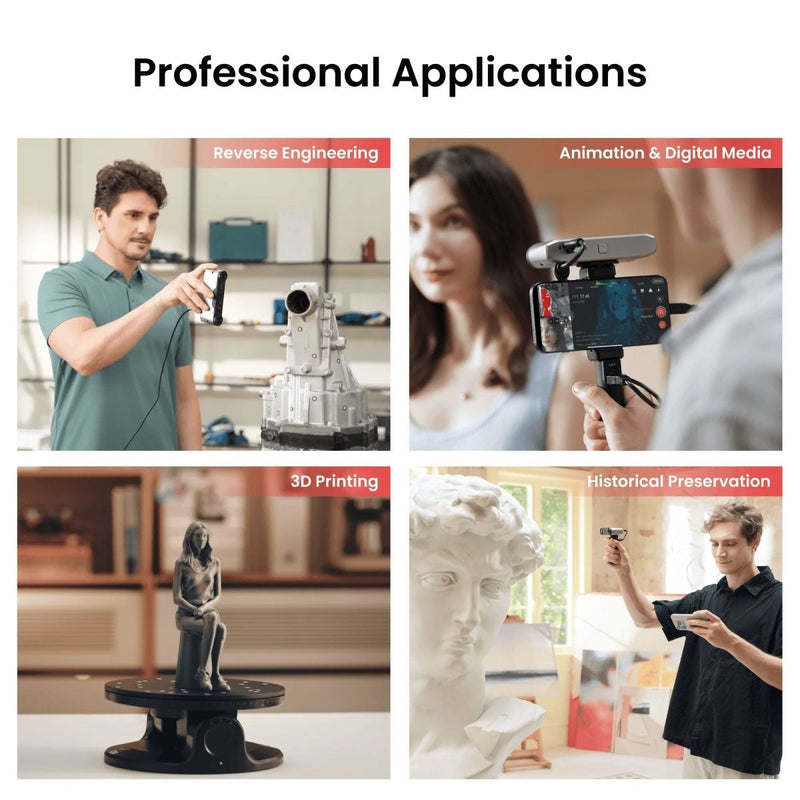 Revopoint INSPIRE 2 Wireless Infrared Laser 3D Scanner Premium Edition - Swing Design