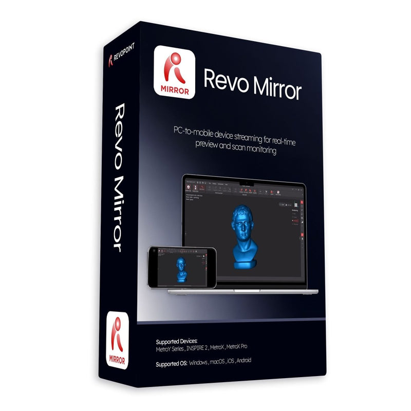 Revopoint MetroX Blue Laser & Full-Field Handheld 3D Scanner Swing Design 4
