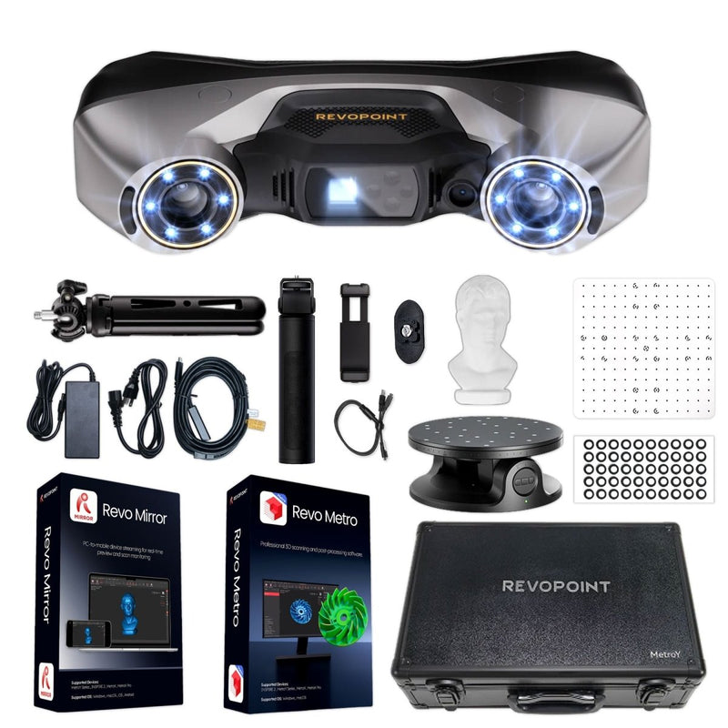 Revopoint MetroY PRO Wireless Blue Laser 3D Scanner - Swing Design