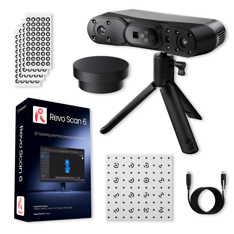 Revopoint POP 4 Standard Edition 5-in-1 Handheld Wireless 3D Scanner Swing Design 1