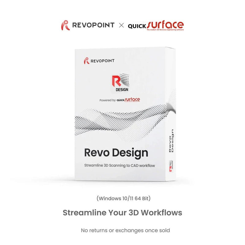 Revopoint Revo Design PRO Professional 3D Scan to CAD Software1 Year License - Swing Design
