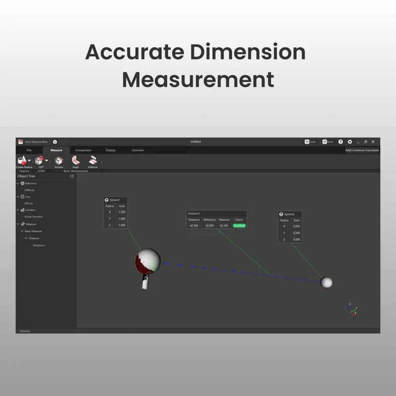 Revopoint Revo Measure Permanent License - 3D Measurement and GD&T SoftwarePersonal Edition (1PC) - Swing Design