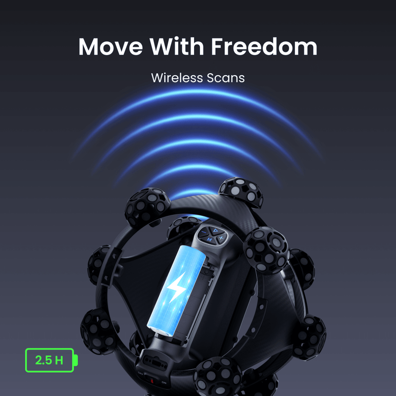 Revopoint Trackit SR Marker Free Wireless Optical 3D Scanner Swing Design 15