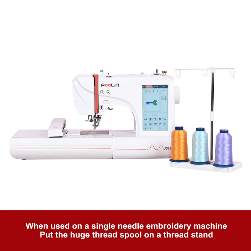 Richword 800m 40wt Polyester Embroidery Thread Spools - 80pc Sewing Accessories Poolin