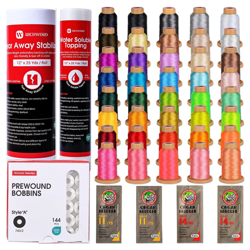 Richword Universal Embroidery Starter Kit Sewing Accessories Poolin
