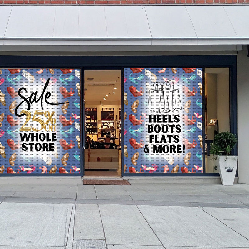 Roland 80/20 Perforated Adhesive Window Film - 20" x 40 FT Eco Printers Roland