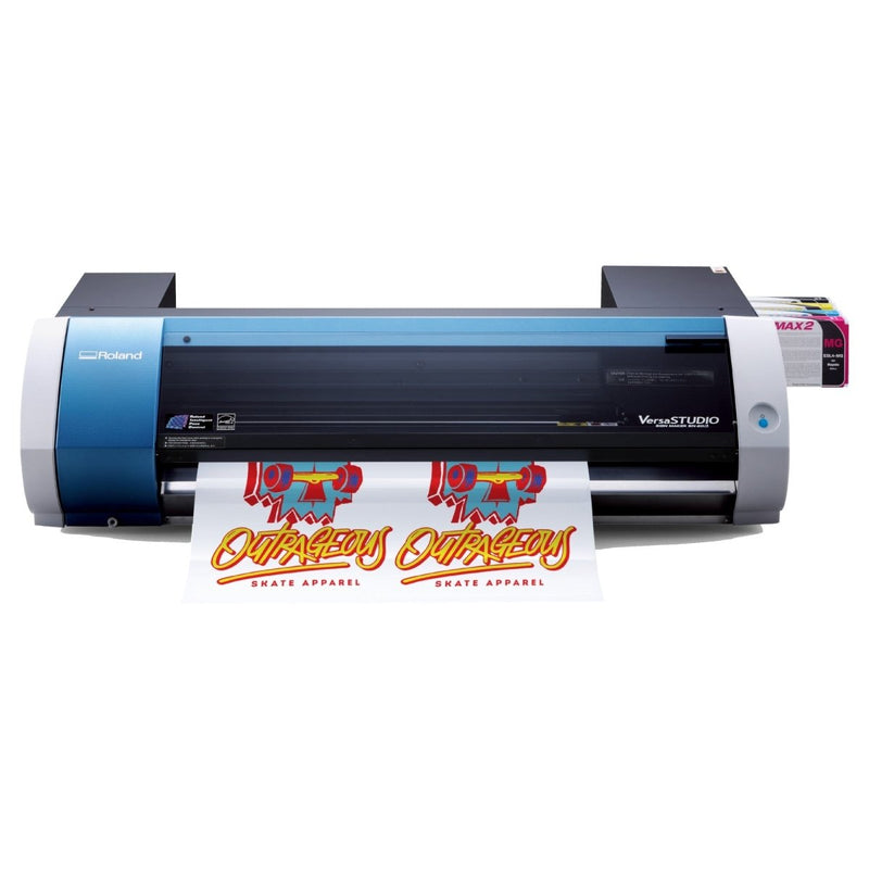 Roland BN-20A Desktop 20" Eco-Solvent Printer & Cutter w/ CMYK Inks & Media - Swing Design5