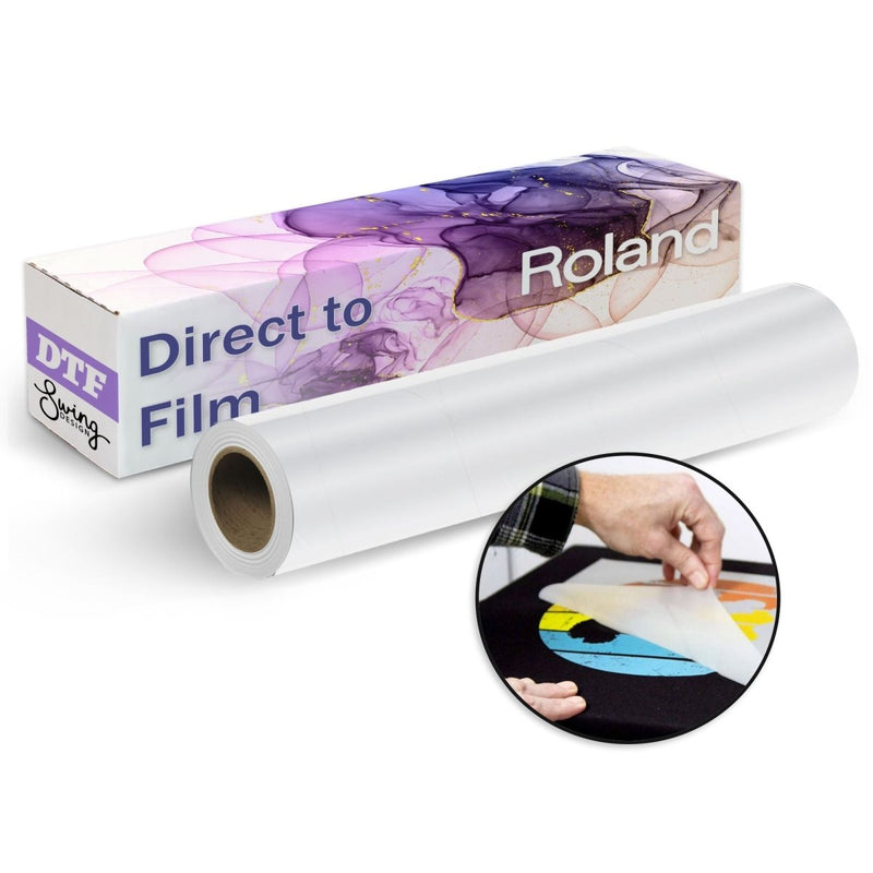Roland BY-20 & BN-20D Direct-to-Film (DTF) S-F164 Film - 20" x 164 FT - Swing Design1