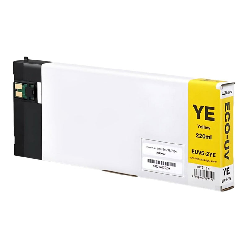 Roland Eco-UV EUV5 Ink 220ml - Yellow EUV5-2YE Swing Design 1