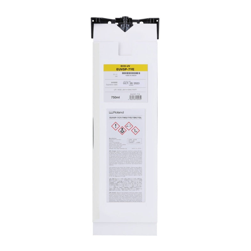 Roland Eco-UV EUV5 Ink Pouch EUV5P-7YE - Yellow 750 ml - Swing Design1