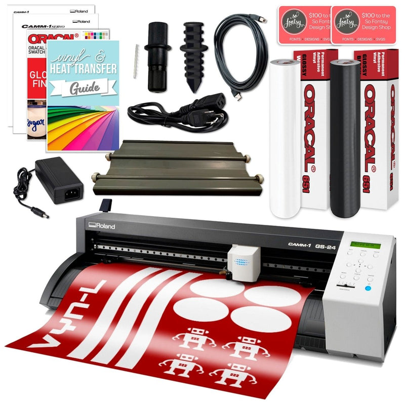 Roland GS2-24 Vinyl Cutter w/ Professional Bundle - 24" - Swing Design