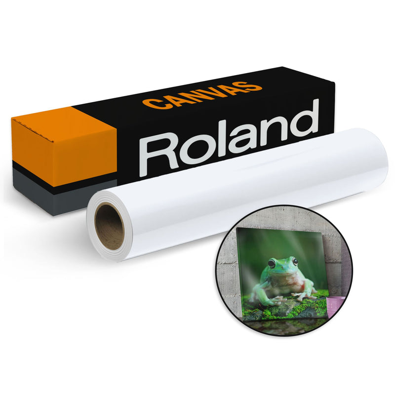 Roland Solvent Gloss Canvas - 54" x 99 FT Eco Printers Roland