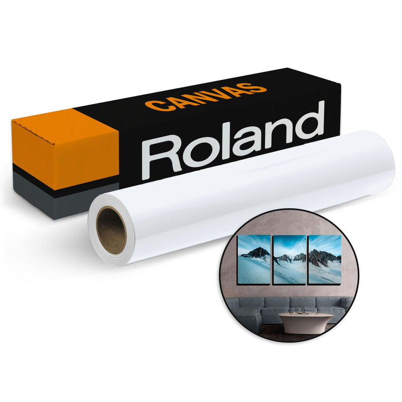 Roland Solvent Satin Canvas - 20" x 99 FT Eco Printers Roland