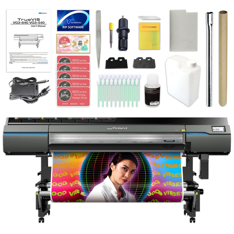 Roland TrueVIS VG3-640 Eco-Solvent Printer & Cutter - 64" Eco Printers Roland