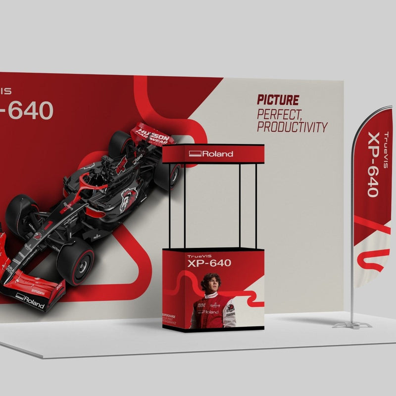 Roland XP-640 High-Speed Eco-Solvent Printer & Cut Deluxe Graphtec Bundle - 64in - Swing Design16