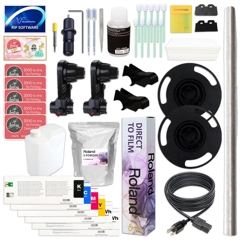 Roland TY-300 30" DTF Roll Printer w/ RDTFS800 Inline Shaker/Oven Deluxe Bundle DTF Bundles Roland