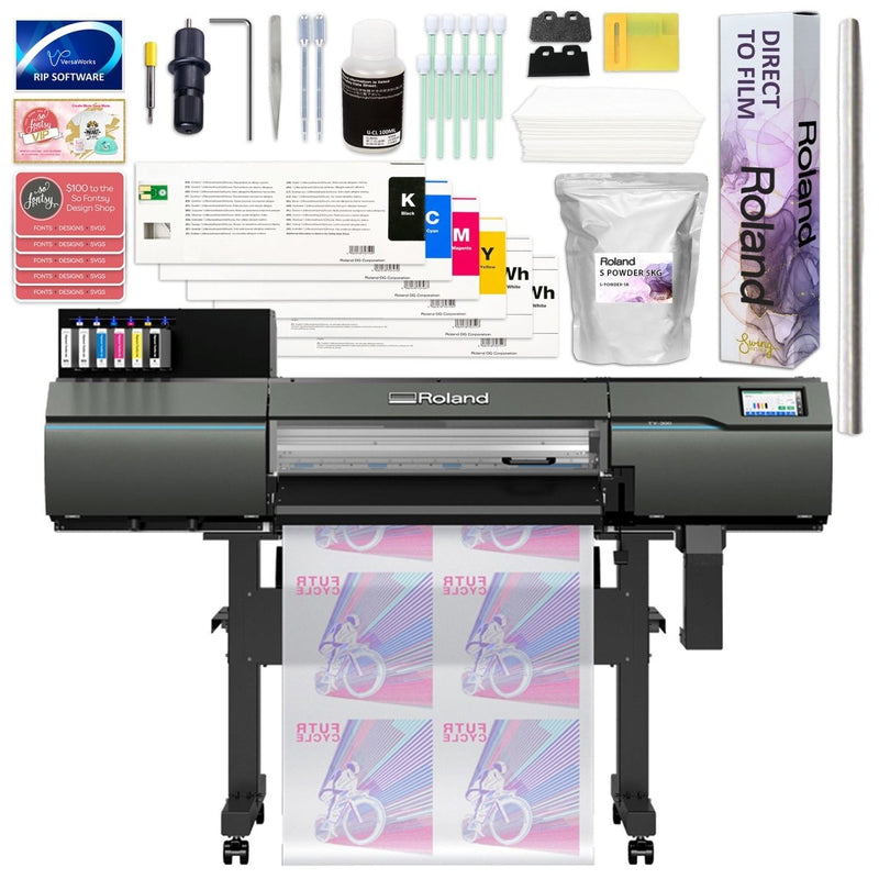 Roland TY-300i Direct to Film (DTF) Printer & Ink Bundle - 30" - Swing Design1