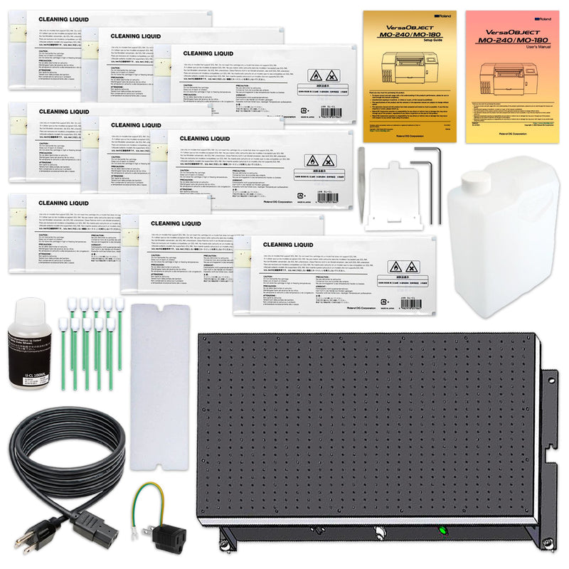 Roland VersaOBJECT MO-240 Direct-To-Object Benchtop UV Flatbed Printer 24” x 18” Eco Printers Roland