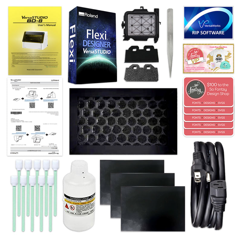 Roland VersaStudio BD-8 Desktop UV Flatbed Printer - 8" x 6" Eco Printers Roland