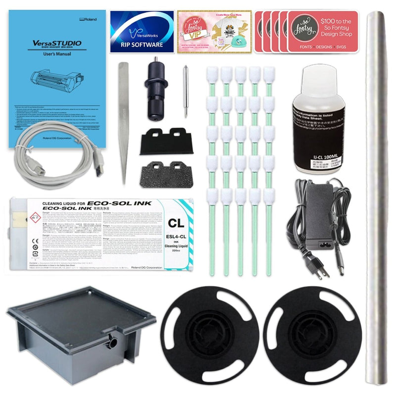 Roland VersaStudio BN-20A Desktop 20" Eco-Solvent Printer & Cutter - Swing Design