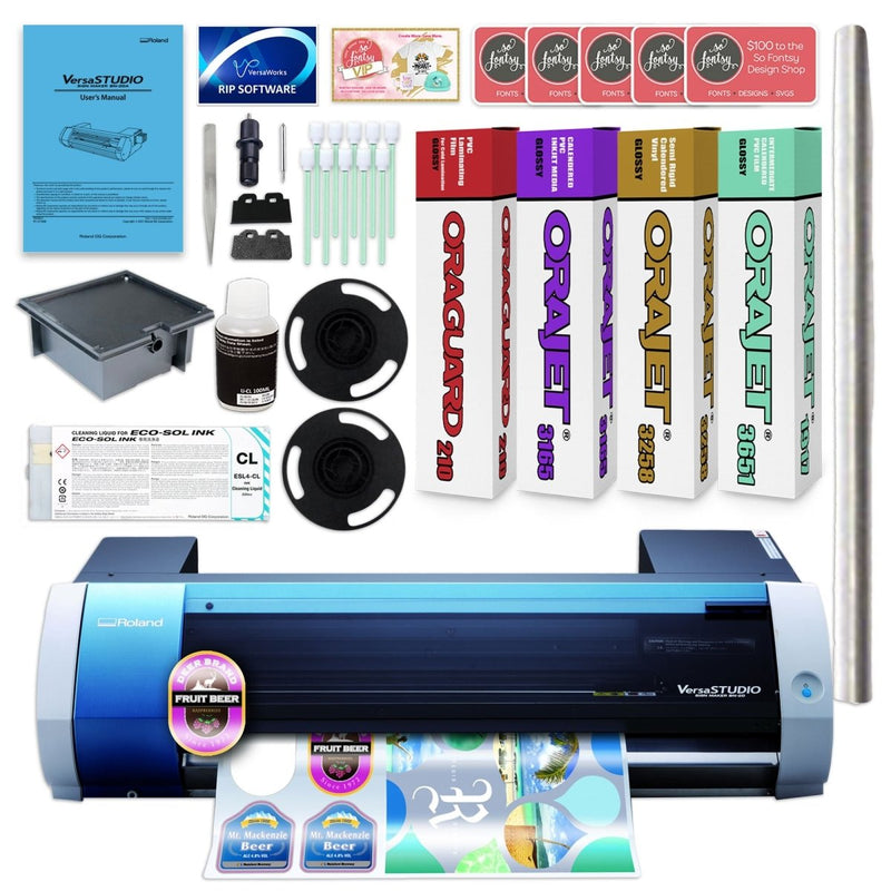 Roland VersaStudio BN-20A Desktop 20" Eco-Solvent Printer & Cutter - Swing Design