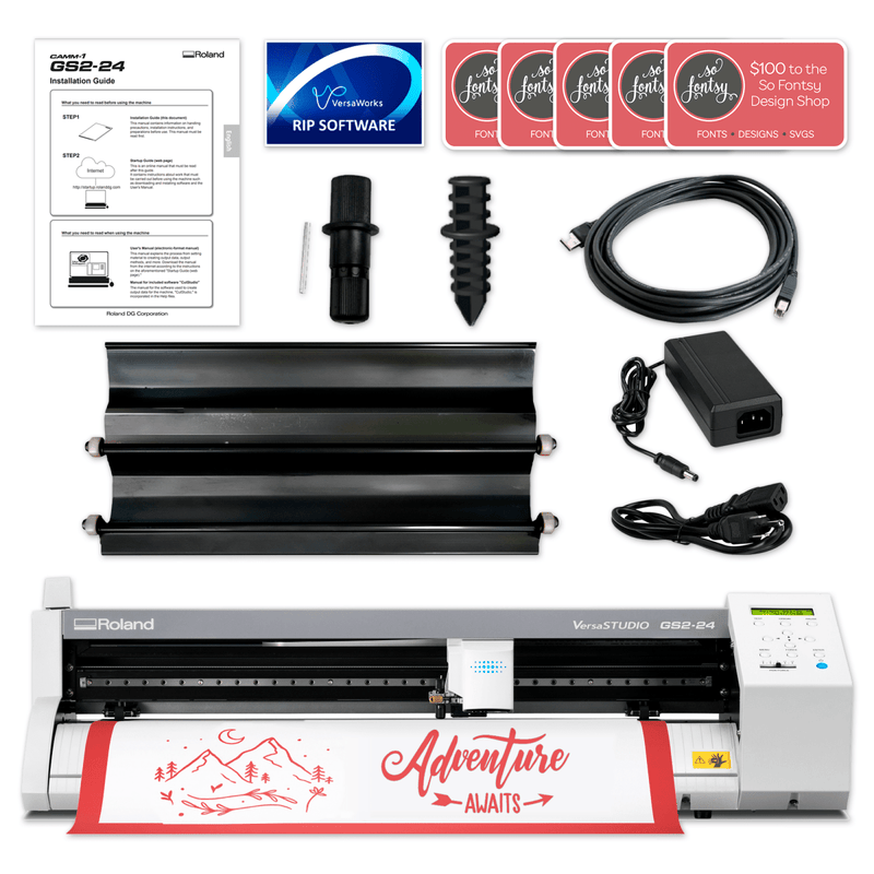Roland VersaStudio GS2-24 Desktop Vinyl Cutter - 24" Swing Design 1