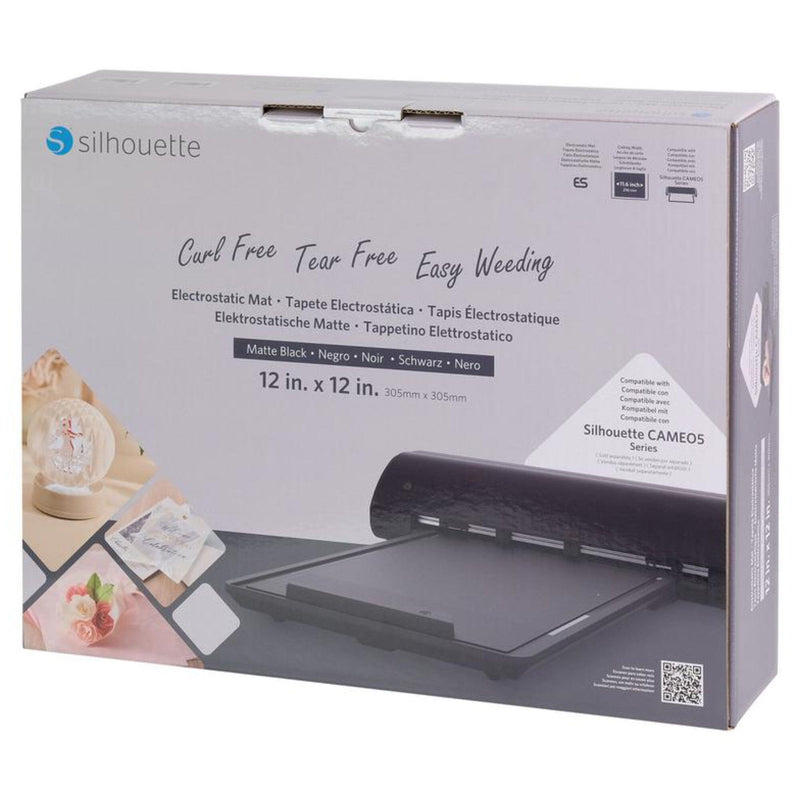 Silhouette Black Cameo 5 & Cameo 5 Plus Electrostatic Mat - 12 x 12 Silhouette Silhouette