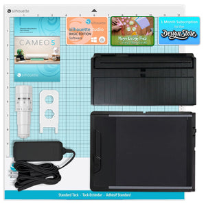 Silhouette Black Cameo 5 with Electrostatic Grip Mat Attachment Silhouette Bundle Silhouette 
