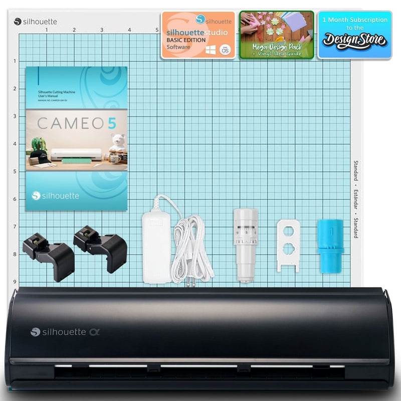 Silhouette Black Cameo 5α Alpha - 12" Vinyl Cutting Machine - Swing Design1
