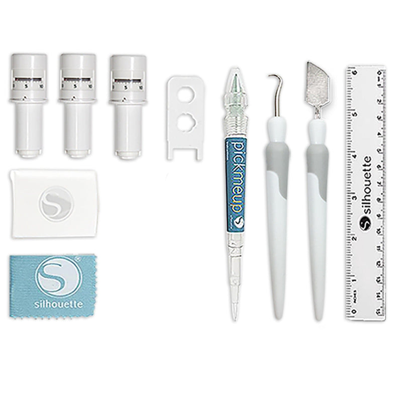 Silhouette Cameo 5 PLUS Business Bundle w/ Vinyl, Guides, Software, Tools Silhouette Bundle Silhouette